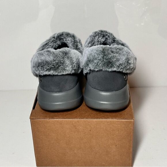 Skechers On-the-GO Joy Cozy Catch Suede and Faux Fur Slip-Ons - Picture 6 of 8